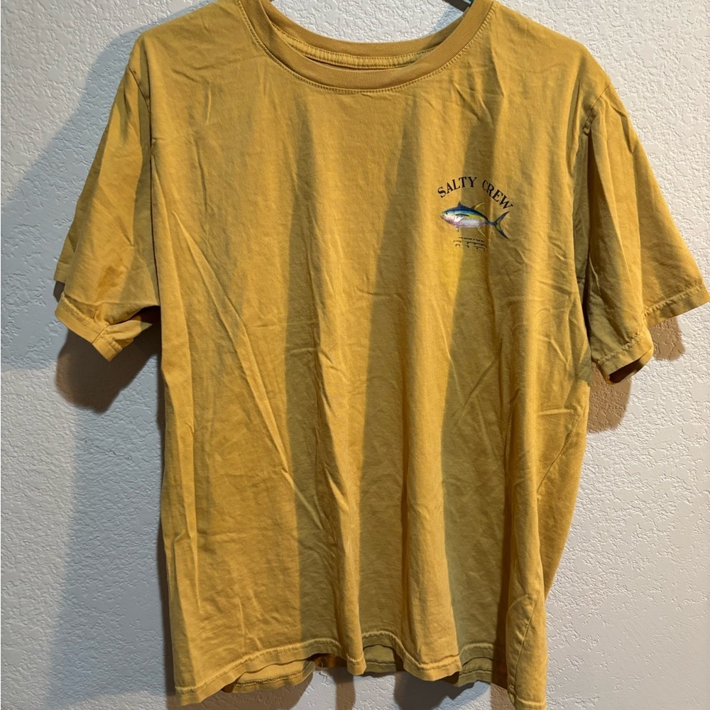 Salty Crew Yellow T-Shirt Men’s Size Large